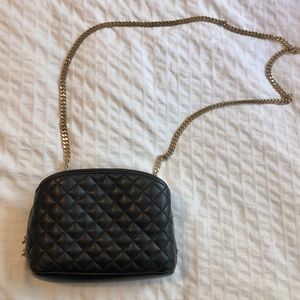 Zara Quilted Black Purse